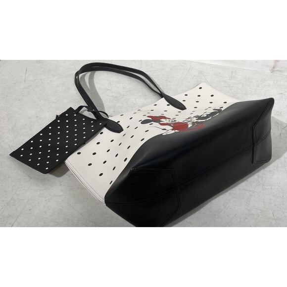 Kate Spade Disney x Minnie Mouse Reversible Tote Bag Women's EUC with Wristlet - Picture 6 of 16